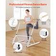thumbnail image 3 of KFFKFF Ballet Barre, 3 ft Freestanding Portable Barre Bar, Home Fitness Exercise Equipment for Abs, Arms, Strength, and Cardio, Easy to Store Foldable Stretching Dance Bars, 3 of 9