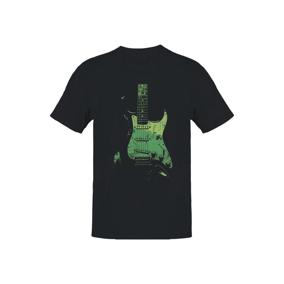 Vintage Distressed Electric Guitar Men's T-shirt