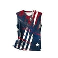 thumbnail image 4 of VerPetridure American Flag Tank Top Women 4th of July Tanks Tops for Womens USA Flag Patriotic Shirts Vest Sleeveless Tee, 4 of 5