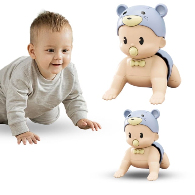 HUASHENG Crawling Doll Adorable Doll Music Toy Musical Dolls Toy Singing Doll Toy Musical Doll My First Doll For Moving Plastic Child Vocalize Climbing