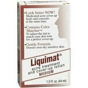 Summers Liquimat Acne Fighting Makeup Lotion, Medium, 1.5 Oz.