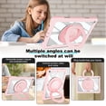 thumbnail image 5 of XYX Shockproof Tablet Case for iPad 9th 8th 7th Gen 10.2 inch 2021 2020 2019 with 360 Rotating Stand, Slim Lightweight Protective Case, Pink, 5 of 5