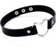 thumbnail image 1 of Atmneris PU Leather Chokers Punk Chokers for Women and Girls Necklace Jewelry Heart Style Adjustable Unisex,Black, 1 of 2
