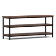 thumbnail image 2 of Simpli Home Simpli Home Simpli Home Skyler 60 inch Wide Solid Mango Wood Industrial TV Stand in Dark Cognac Brown For TVs up to 65 inches, 2 of 8