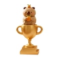 thumbnail image 1 of de premio de oso, adorno de mesa, decoración de escritorio, recuerdo de resina, de para escenario de juego, escolar,, 1 of 9