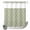 AbstractZF1373, variant on No Hook Shower Curtain with Built-in Rings - Green Christmas Tree Washable Waterproof Fabric Bathroom Curtains for Hotel,Rentals, Stall 54 X 78 Inch , Winter Retro Silver Snowflake