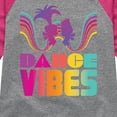 thumbnail image 3 of Trolls - Dance Vibes Poppy Branch - Toddler & Youth Girls Raglan Graphic T-Shirt, 3 of 5