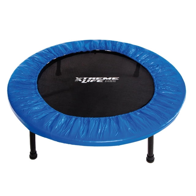 Trampolín Fitness Xtreme Life Brincolin Ejercitador Adulto Gym azul DPTP96020001