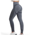 thumbnail image 6 of Idoravan Yoga Pants Women Workout Leggings Tummy Control Work Dress Pants Women Women's Sport Casual Solid Color Ladies Fashion Waist Yoga Pants Long Pants, 6 of 6
