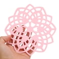 thumbnail image 3 of Domqga Cup Insulation Pad,Pink Table Mat Hollow Heat Insulation Pad Cup Bowl Pot Holder Placemat Kitchen Accessory,Cup Mat, 3 of 8