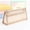 Khaki-KH, variant on MMJ Pencil Pouch Double Layer Mesh Large Capacity Zipper Student Stationery Storage Organizer 8.66x4.13x2.56in