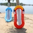 thumbnail image 4 of Inflatable Pool Float for Adults, Large Pool Lounger with Headrest & Cooling Mesh, Heavy Duty Raft for Tanning, Swimming, and Pool Parties, 4 of 5