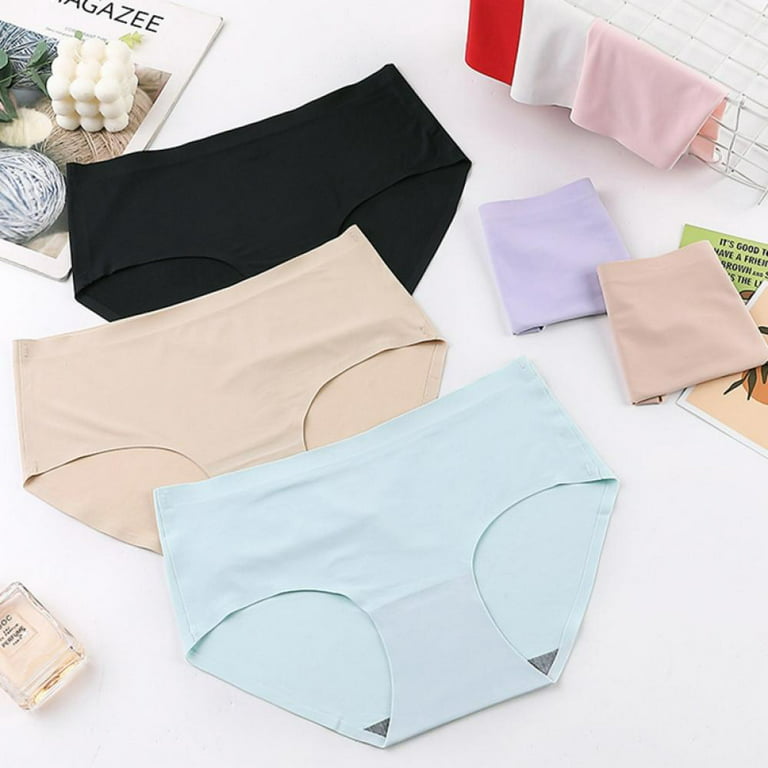 Women's Plus Size Ice Silk One Piece Underwear Invisible Panty Seamless  Thong - China Underwear and Women Underwear price