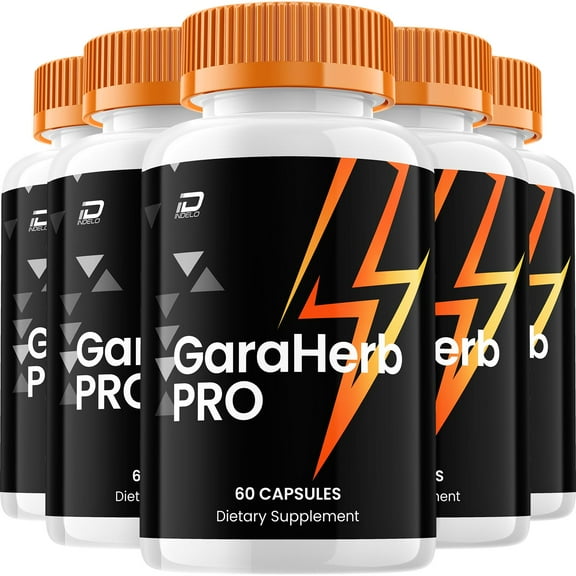 GaraHerb Pro Keto Capsules – Gara Herb Pro Advanced Formula, Maximum Strength, 5 Pack, 300 Capsules