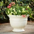 thumbnail image 6 of Southern Patio 14.96" x 14.96" x 11.5" Ivory Resin Plant Pot with UV Resistance, 6 of 11