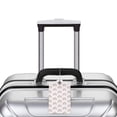 thumbnail image 3 of Rocae Rainbow for Leather Luggage Baggage Tags ID Label Privacy Cover ID Label with Stainless Steel Loop and Address Card, 3 of 5