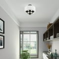 thumbnail image 3 of Livex Lighting - Brookdale - 3 Light Semi-Flush Mount In Transitional Style-11, 3 of 8