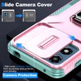 thumbnail image 4 of Allytech Rugged Case for Moto G Play 4G 2024, [Slide Camera Cover] [360° Rotating Kickstand] [Military Protection] [Magnetic Car Mount] Non-Slip Anti-Scratch Shockproof Heavy Duty Case - Rosegold, 4 of 8