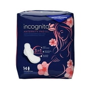 Incognito by Prevail Absorbent 3-in-1 Protective Maternity and Postpartum Pad with Wings, Extra Heavy (172 Count)