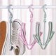 thumbnail image 5 of New windproof double hook balcony shoe drying rack Multifunctional shoe hanging plastic drying rack hook Windproof and rotatable, 5 of 5