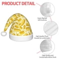 thumbnail image 4 of Honeii Ears Of Corn Print Hat Santa Claus Hat For Xmas Party, Christmas Caps For Boys Girls Child,Christmas Beanie, 4 of 6