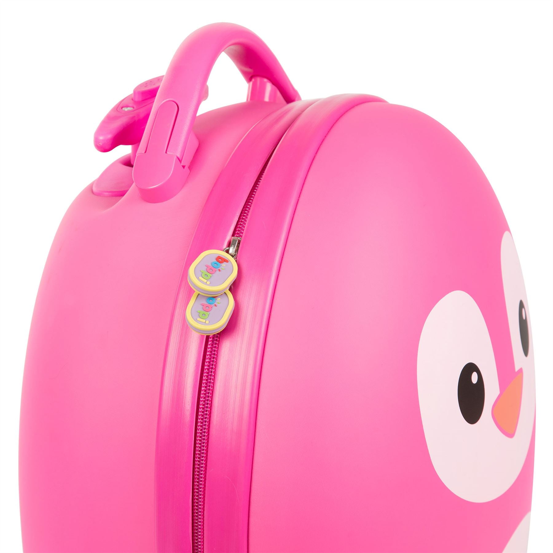 boppi Tiny Trekker Luggage Case PENGUIN Pink