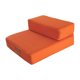thumbnail image 2 of Escaleras para perros suaves para cama alta con cubierta lavable extraíble Rampa para perros sin deslizamiento Naranja, 2 of 8