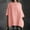 Pink, variant on Women Plus Size T-Shirt Blouse Sawvnm Fashion Women's Summer Round-Neck Solid Short Sleeve Sexy Top Blouse for Women Dark Blue L