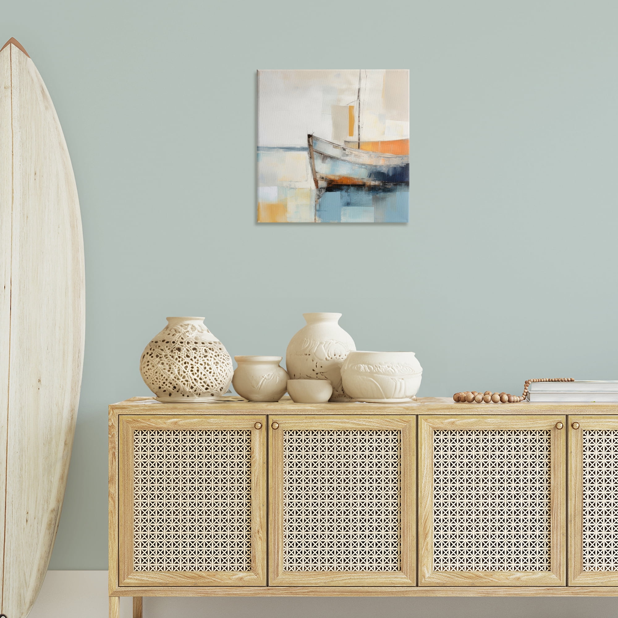 Stupell Industries Coastal Charm Expedition Nautical & Beach Painting Wrapped Canvas Art Print Wall Art, 24 x 24