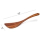 thumbnail image 3 of Espátula de madera antiadherente de acacia, mango largo, espátulas planas para freír, hechas a mano para madres, esposas y abuelas. Ideal para cocinar huevos, pescado y panqueques., 3 of 6