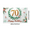 4A, variant on Elegant Design Happy Birthday Banner Decorative Green Leaves Gold Number 70 for Milestone Celebration Indoor Party Event