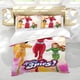 thumbnail image 5 of Totalmente Espías Conjunto de sábanas temático, trío de piezas, cómodo y amigable con la piel, diseño único, regalo de decoración para el hogar para familiares, amigos y fans,173cm *218cm, 5 of 6