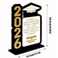 thumbnail image 3 of Class Of 2026 Graduation Acrylic Inspirational Sign With Grad Cap Design Centerpiece For High School College Graduate Desk Ornament, 3 of 6