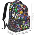 thumbnail image 2 of Battle for Dream Island Backpack BFDI Bookbag Anime Backpack Daypack Bookbag Outdoor Durable Backpack Daypack Bookbag Travel Bag, 2 of 7