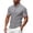 Gray, variant on Men's Business Casual Collared Shirts Short Sleeve Casual Business Tees Regular Fit Summer Golf Shirts with Buttons