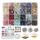 thumbnail image 2 of 1323x de piedra para joyas - de piedras preciosas multicolores para manualidades de pendientes de - Kit de bricolaje de Macarena Cuentas de chips de piedras preciosas, 2 of 8