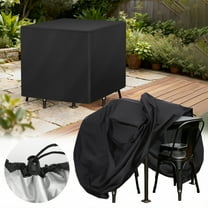 EEEKit Patio Table Cover, Heavy Duty Square Outdoors Table and Chair Cover, Patio Furniture Cover for Dining Furniture, Picnic Coffee Tables Chairs