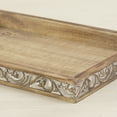 thumbnail image 7 of Cheung's Home Decorative Wood Tray with Carved Outer Edges, 7 of 7