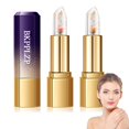 thumbnail image 1 of Paquete de 2 barras de labios de gelatina de flores de cristal, barra de labios mágica que cambia de color, brillo de labios que cambia de color con temperatura clara, bálsamo labial de larga duración, 1 of 5