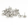 8mm Head Dia 15mm Height Upholstery Nail Thumb Tack Push Pin Silver Tone 20pcs