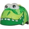 Raskullz Googly Dino Eyes Toddler Bike Helmet, Green