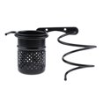 thumbnail image 4 of Soporte para de Pelo de Aluminio Negro, Soporte de Pared para Ventidor en , Estante Colgante con Taza Y para Baño, Zulema secador de pelo, 4 of 7