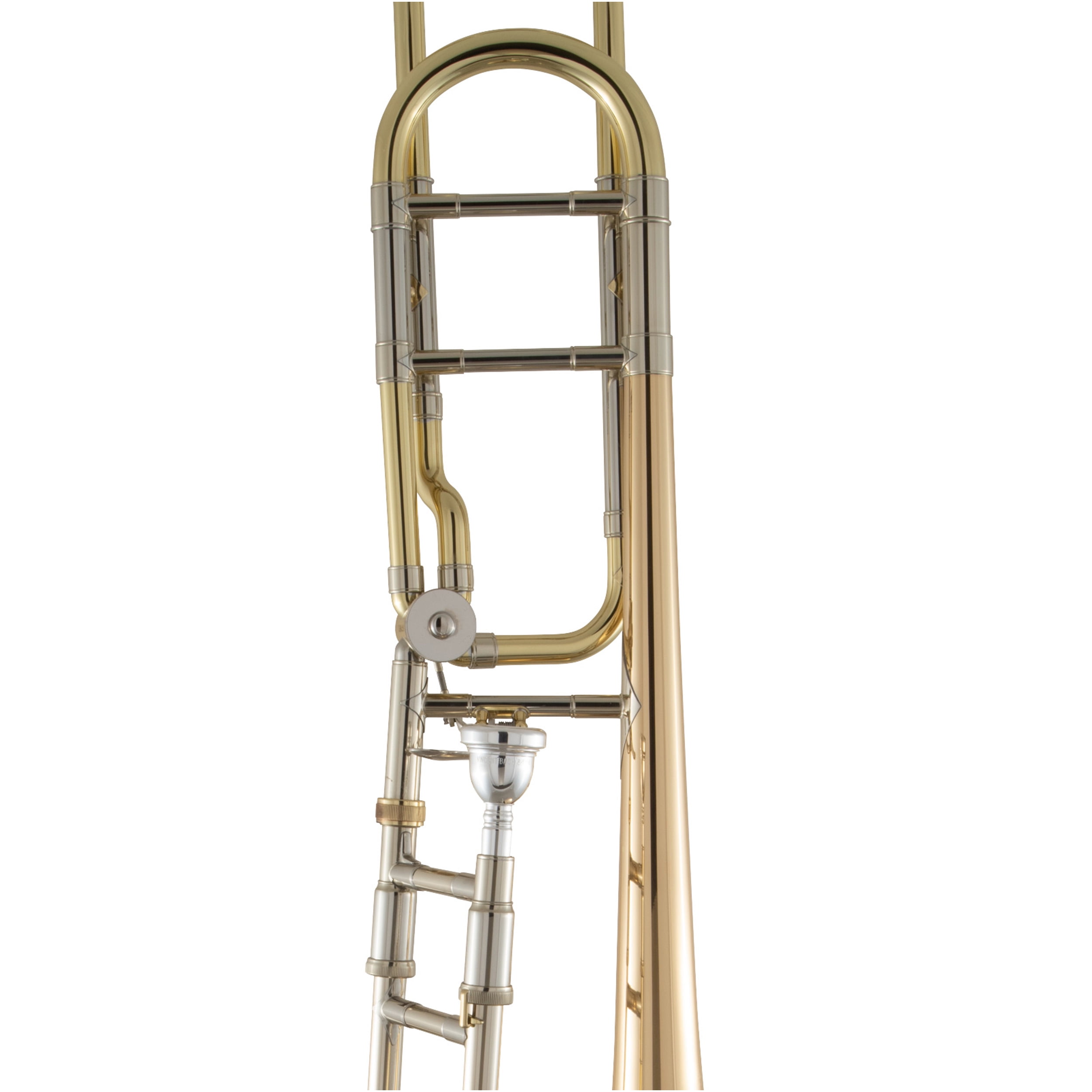 Bach 42BO Stradivarius Series F-Attachment Trombone Lacquer Gold Brass Bell Standard Slide