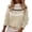 Khaki A1, variant on Edvintorg Women's Sweaters Crew Neck Long Sleeve Loose Casual Knit Pullover Top Plus Size Women Clothes S-3XL Blue