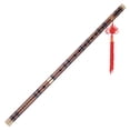 thumbnail image 1 of Pluggable Bitter Bamboo Flute Dizi Traditional Handmade Chinese Musical Woodwind Instrument Key of C Study Level Professional Performance, 1 of 7