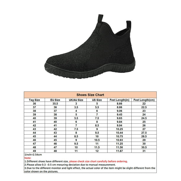 Woobling Women Men Wading Boot Quick Dry Beach Shoe Diving Water Shoes  Non-Slip Fishing Boots Womens Mens Comfort Athletic Black 10.5 