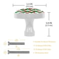 thumbnail image 3 of 4 Pcs Christmas Knobs for Kitchen Cabinet Cupboard Dresser Bookcase Drawer Pulls Handles Round Home Decor, 3 of 5