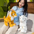 thumbnail image 3 of Muñecos de peluche de peluche con forma de tigre kawaii de simulación, 3 of 5