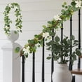 thumbnail image 1 of Avdolw 70.87 Inch Faux Eucalyptus Leaf Vines - Realistic Greenery for Home Spring Decor (Plastic, Green), 1 of 6
