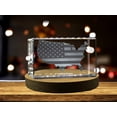 thumbnail image 3 of United States 3D Engraved Crystal 3D Engraved Crystal Keepsake/Gift/Decor/Collectible/Souvenir, 3 of 7